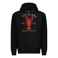 Black Louisiana Crawfish T Laissez le bon temps rouler Premium Hoodie - longCreatives