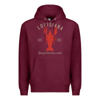 Burgundy Louisiana Crawfish T Laissez le bon temps rouler Premium Hoodie - longCreatives