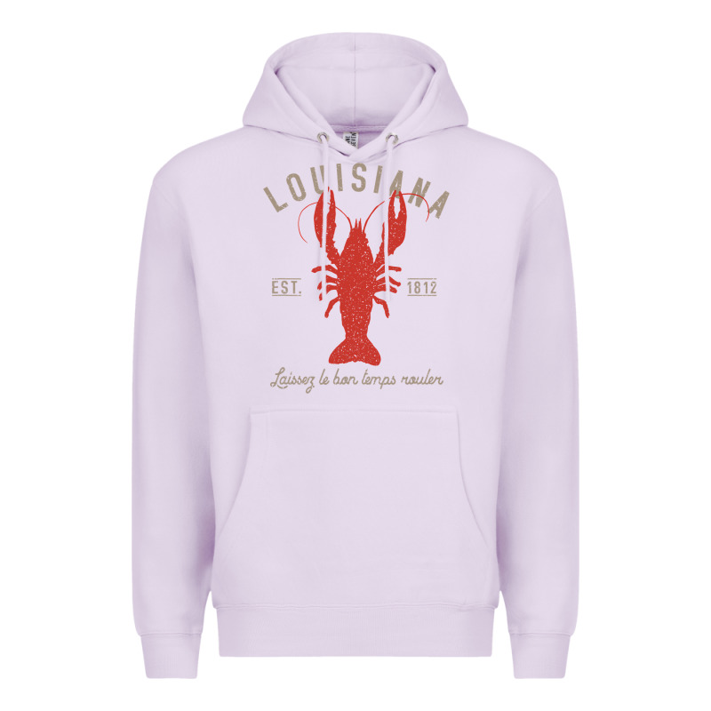 Louisiana Crawfish T Laissez Le Bon Temps Rouler Premium Hoodie by longCreatives | Teevron