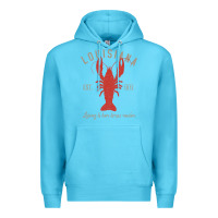 Ocean Blue Louisiana Crawfish T Laissez le bon temps rouler Premium Hoodie - longCreatives