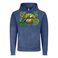 Vintage Denim St. Patrick's Day lips Vintage Hoodie - CowGirlArtShop