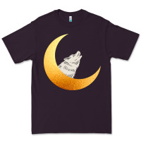 Plum Howling Wolf Premium Tee - Bettercallsaul