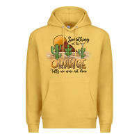 Antique Gold Something In The Orange Tells We Were Not Done Premium Hoodie - CowhideDigitalArt