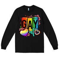 Black gay af Long Sleeve Tee - OliviaCreatesArt