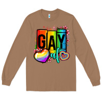 Toasted Coconut gay af Long Sleeve Tee - OliviaCreatesArt