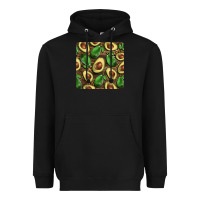 Black avocados with wood and leopard background mug  coaster Heavyweight Hoodie - BarkalooDesign