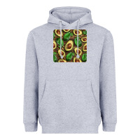 Heather Grey avocados with wood and leopard background mug  coaster Heavyweight Hoodie - BarkalooDesign