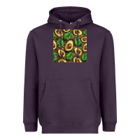 Plum avocados with wood and leopard background mug  coaster Heavyweight Hoodie - BarkalooDesign
