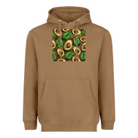 Toasted Coconut avocados with wood and leopard background mug  coaster Heavyweight Hoodie - BarkalooDesign