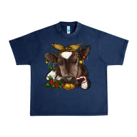 Navy christmas baby cow Urban Heavy Tee - RanaPortraitStore