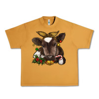 Peanut Butter christmas baby cow Urban Heavy Tee - RanaPortraitStore