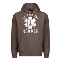 Coffee Emt, Ems And Paramedic We Race the Reaper Premium Hoodie - longCreatives