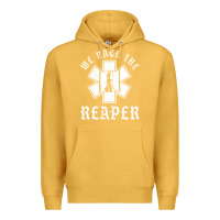 Mustard Emt, Ems And Paramedic We Race the Reaper Premium Hoodie - longCreatives