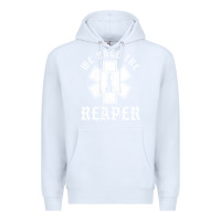 White Emt, Ems And Paramedic We Race the Reaper Premium Hoodie - longCreatives