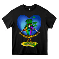 Black St Patricks Day Gnome Heavy Core Tee - Bettercallsaul