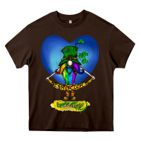 Chocolate Brown St Patricks Day Gnome Heavy Core Tee - Bettercallsaul