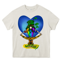 Cream St Patricks Day Gnome Heavy Core Tee - Bettercallsaul