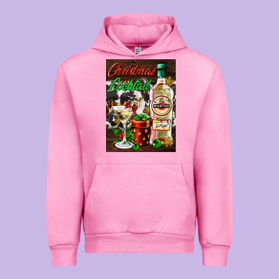 Christmas Cocktail Martini  Air Freshener Urban Hoodie Designed By Adodesignshop