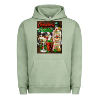 Pigment Oil Green christmas cocktail martini  air freshener Urban Hoodie - AdoDesignShop