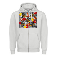 Dove Grey forklift tumbler Zipper Hoodie - Artiststas