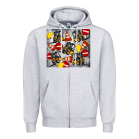 Heather Grey forklift tumbler Zipper Hoodie - Artiststas