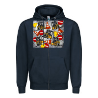 Navy forklift tumbler Zipper Hoodie - Artiststas