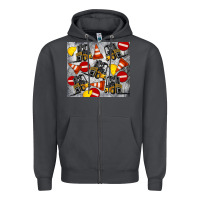 Smoke forklift tumbler Zipper Hoodie - Artiststas