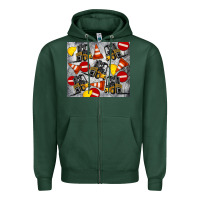 Sports Green forklift tumbler Zipper Hoodie - Artiststas