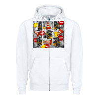 White forklift tumbler Zipper Hoodie - Artiststas