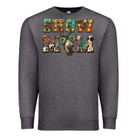 Charcoal Heather show mom donkey Premium Sweatshirt - BarkalooDesign