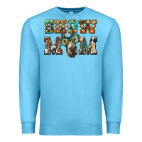 Ocean Blue show mom donkey Premium Sweatshirt - BarkalooDesign