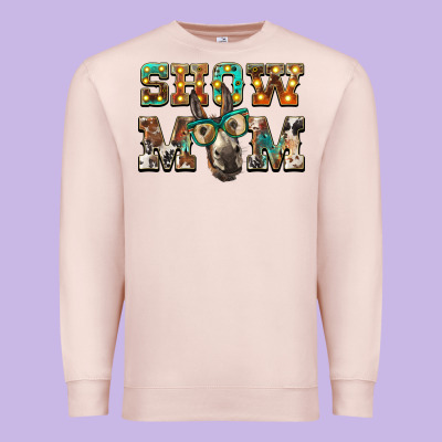 Show Mom Donkey Premium Sweatshirt Designed By Barkaloodesign