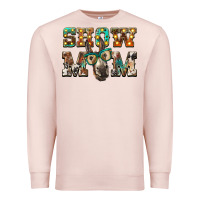 Pale Pink show mom donkey Premium Sweatshirt - BarkalooDesign