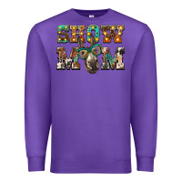 Purple show mom donkey Premium Sweatshirt - BarkalooDesign