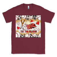 Burgundy tis' the season with cowhide tumbler tbs Classic Tee - TumblerDesignByShophia