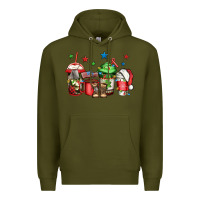 Army Green army Christmas coffee Premium Hoodie - Jasminsmagicworld