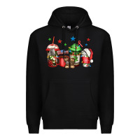 Black army Christmas coffee Premium Hoodie - Jasminsmagicworld