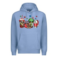 Colony Blue army Christmas coffee Premium Hoodie - Jasminsmagicworld