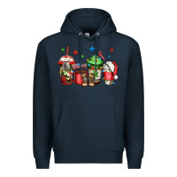 Navy army Christmas coffee Premium Hoodie - Jasminsmagicworld