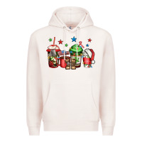 Pale Pink army Christmas coffee Premium Hoodie - Jasminsmagicworld