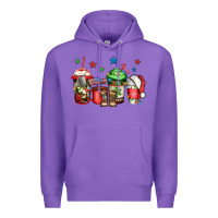 Purple army Christmas coffee Premium Hoodie - Jasminsmagicworld