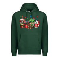 Sports Green army Christmas coffee Premium Hoodie - Jasminsmagicworld