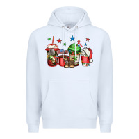 White army Christmas coffee Premium Hoodie - Jasminsmagicworld