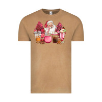 Vintage Camel pink christmas pink tree santa coffe cups Vintage Tee - CowGirlArtShop