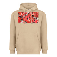 Mushroom watermelon strawberry cowhide cup Heavyweight Hoodie - BarkalooDesign