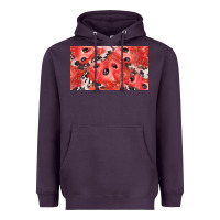 Plum watermelon strawberry cowhide cup Heavyweight Hoodie - BarkalooDesign