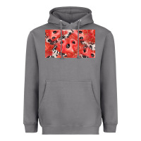 Storm watermelon strawberry cowhide cup Heavyweight Hoodie - BarkalooDesign