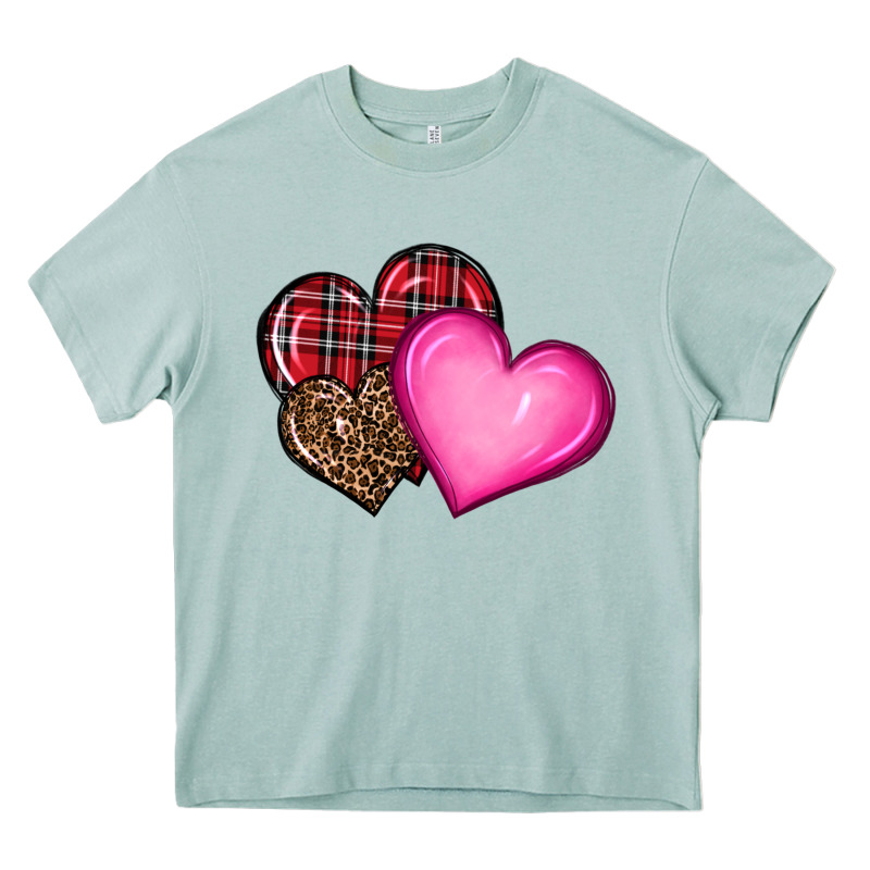 Valentine's Day Hearts Heavy Core Tee by RanaPortraitStore | Teevron