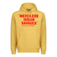 Antique Gold merciless indian savages Premium Hoodie - longCreatives