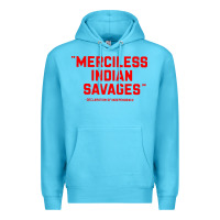 Ocean Blue merciless indian savages Premium Hoodie - longCreatives